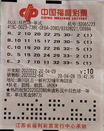 双色球机选一个号码，随机与幸运的碰撞双色球机选一个号码都不中