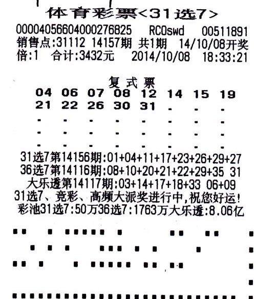 福建体育彩票官网31选7，揭秘数字背后的幸运与公益福建体育彩票官方网站31选7