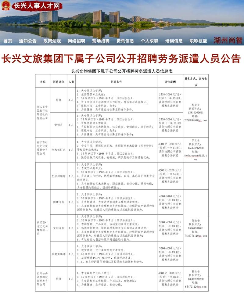 长兴人才招聘网—企业与人才的智慧桥梁长兴人才招聘网官网