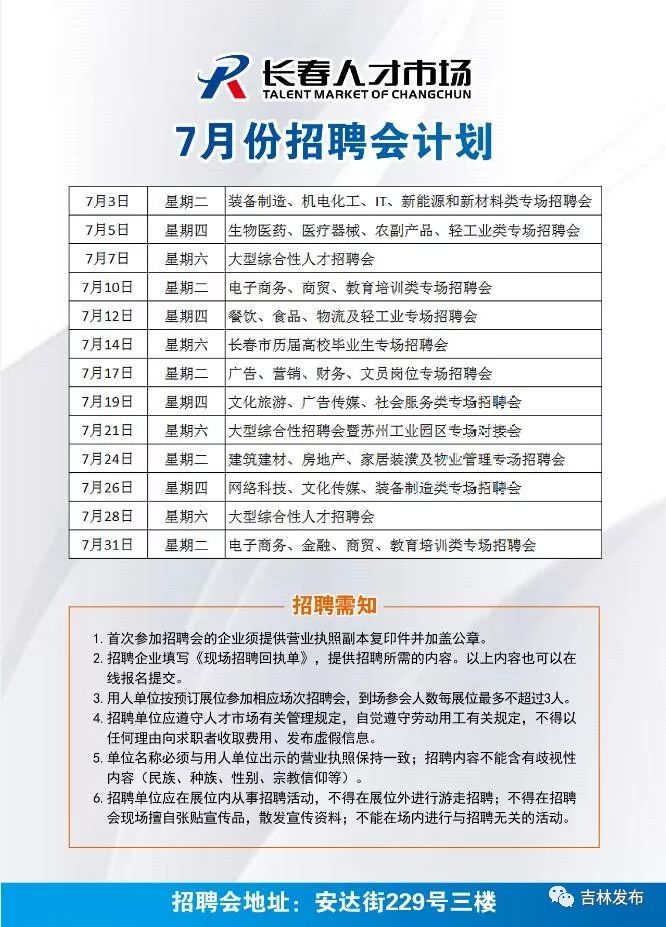 203年长春最新招聘信息，职场新机遇与人才热潮长春招聘信息2021年最新招聘会